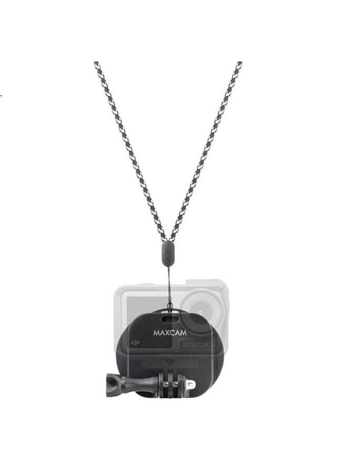 MAXCAM ماكسكام/مايسيكامو، مناسب لكاميرا أكشن دي جي آي أوزمو 5/4/3، حزام عنق حبل مغناطيسي، حزام صدر، قاعدة مغناطيسية لملحقات الوقوف - Image 1
