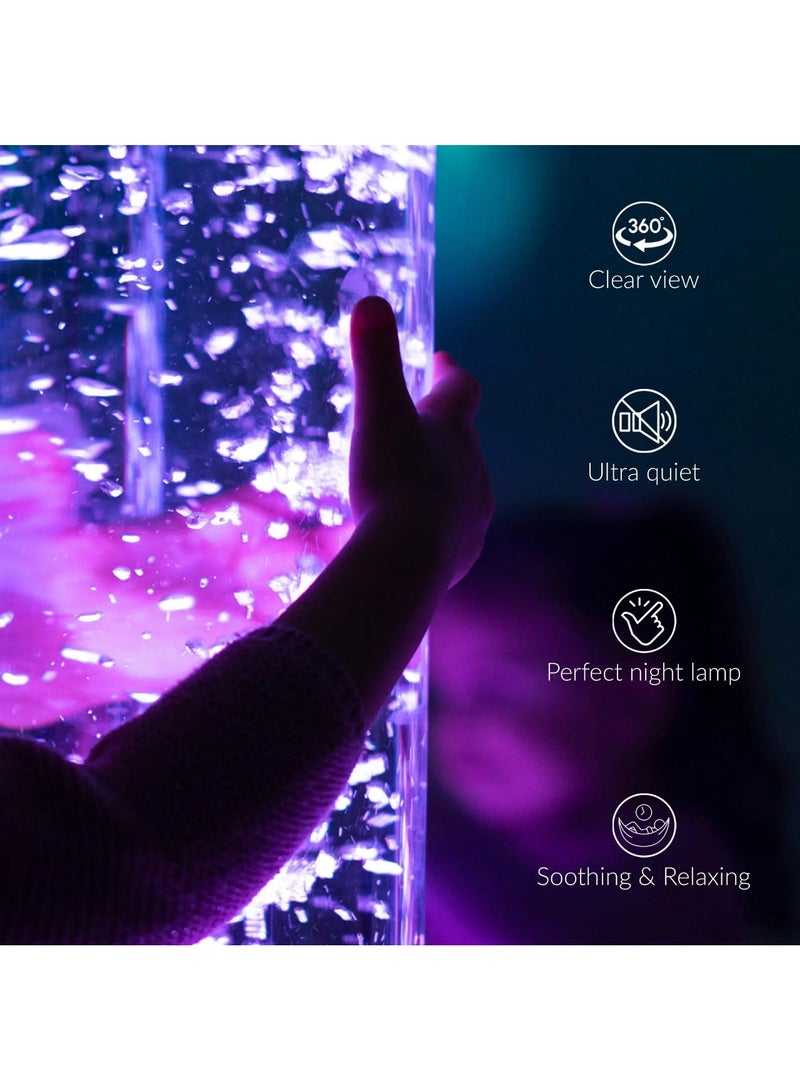 90CM Changing Water Tank Bubble Fish Floor Lamp Multicolours LED Aquarium Night Light For Kids Bedroom And Home Decoration - Image 4
