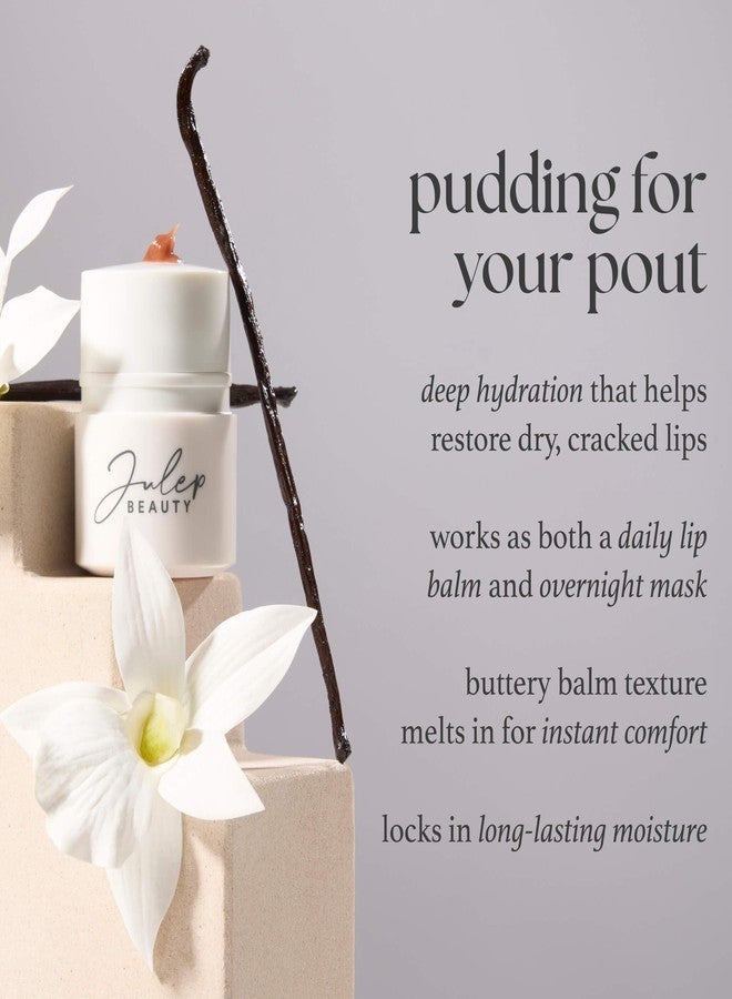 Julep Lip Pudding Deep-Hydration Lip Balm + Overnight Lip Mask, Vanilla, Buttery Melt-In Texture, Intensive Hydration for Dry & Cracked Lips, Nourishing Day & Night Lip Treatment, Vegan & Cruelty Free - Image 3