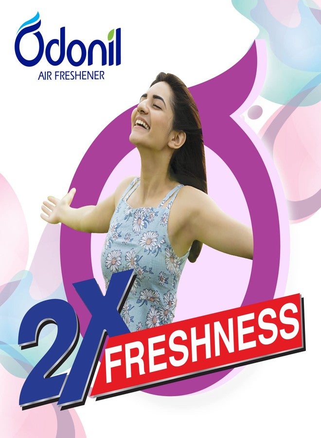 Odonil Bathroom & Toilet Air Freshener Blocks - 288g (72g x 4) | Infused with Essential Oils | Germ Protection |Long Lasting | Lasts Up to 45 days | Air Freshener for Bathroom, Toilet, Home & Office - Image 3