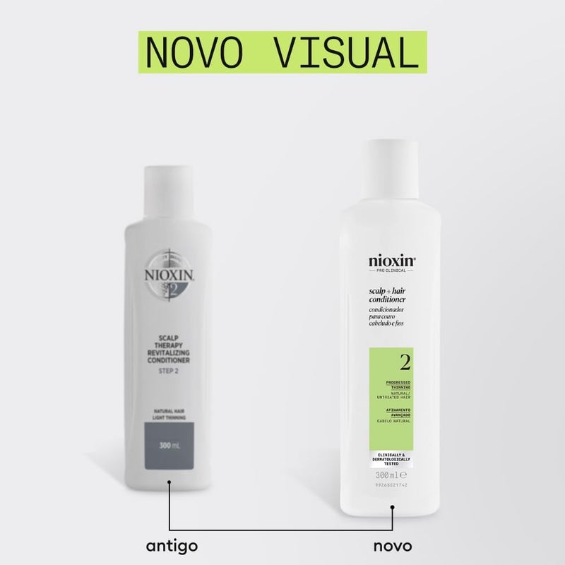 Nioxin Advanced Thinning Natural Hair Conditioner  System 2 Conditioner  300ml - Image 1