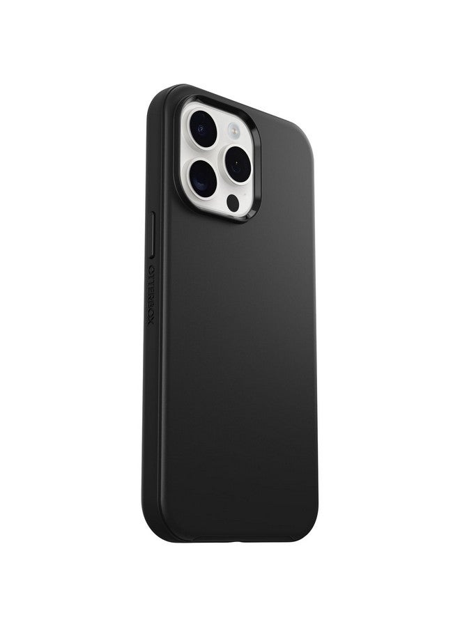 أوتربوكس جراب OtterBox Symmetry Series لهاتف iPhone 15 Pro MAX (فقط) - أسود، يُثبّت على MagSafe، فائق النحافة، حواف مرتفعة لحماية الكاميرا والشاشة - Image 4