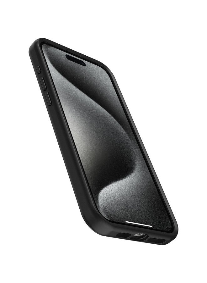 أوتربوكس جراب OtterBox Symmetry Series لهاتف iPhone 15 Pro MAX (فقط) - أسود، يُثبّت على MagSafe، فائق النحافة، حواف مرتفعة لحماية الكاميرا والشاشة - Image 3