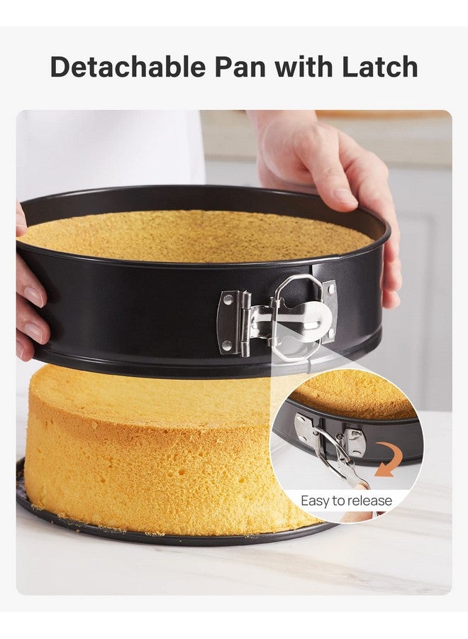 كوتيك مجموعة قوالب كيك زنبركية من كوتيك، مكونة من 144 قطعة، ولوازم خبز مع 3 قوالب كيك دائرية غير لاصقة (4، 7، 9 بوصة)، وأكياس تزيين وأطراف، ومستوى كيك ومجموعة خبز أخرى للجبن والفطائر والبيتزا والكيش. - Image 2