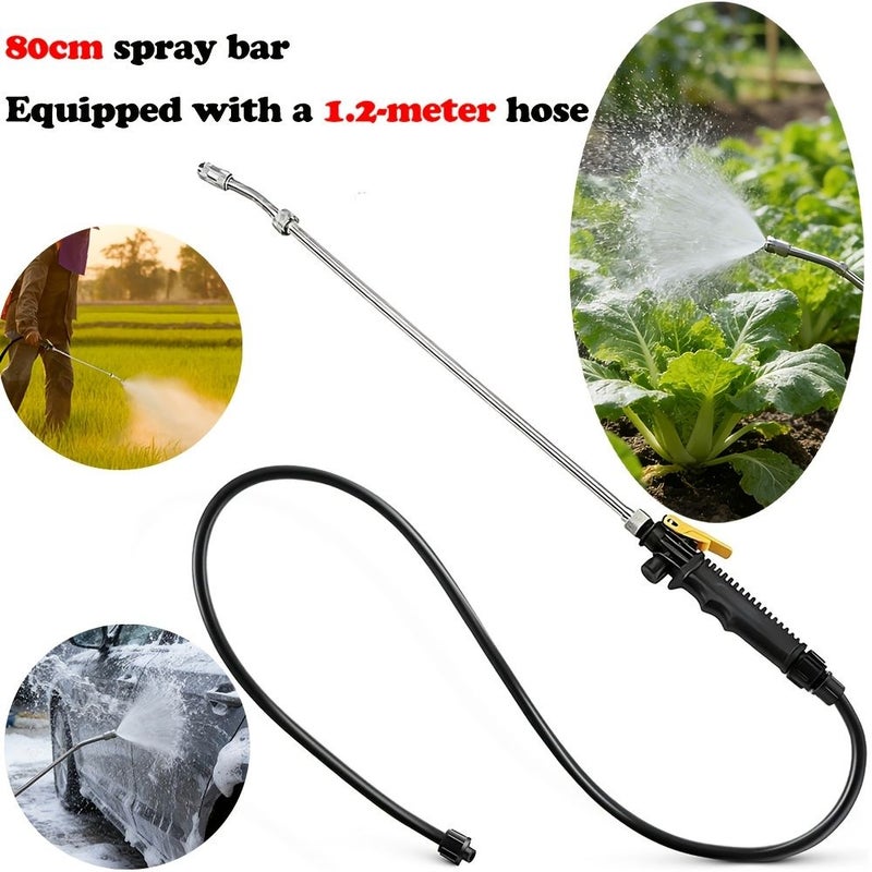 31 5 Inch Garden Sprayer Wand With Adjustable Nozzle And High Pressure Watering Hose - Image 1