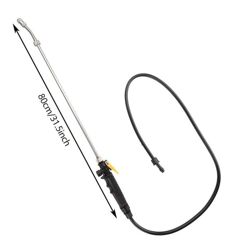 31 5 Inch Garden Sprayer Wand With Adjustable Nozzle And High Pressure Watering Hose - Image 3