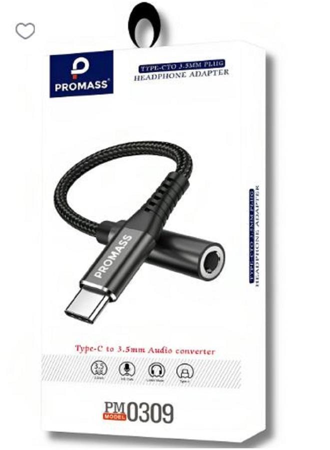 PROMASS Type-C To 3.5 mm Audio Converter Headphone Adapter. - Image 1
