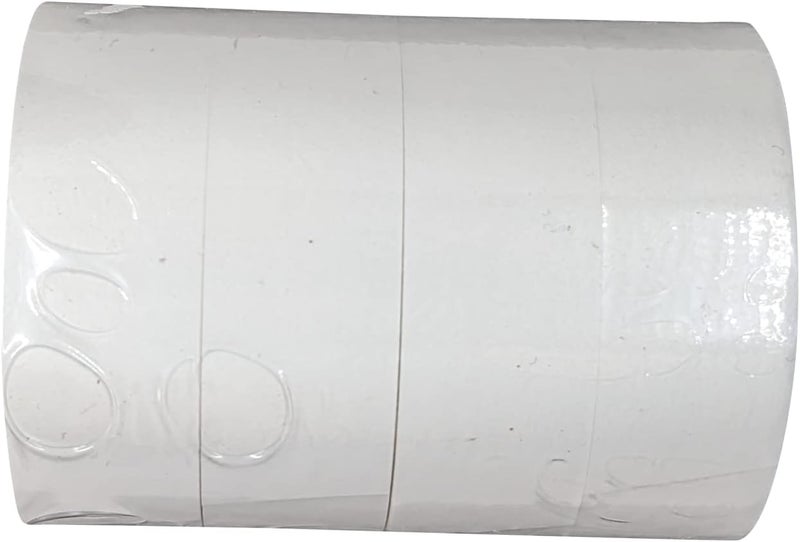 Bartovation USA Made Science Lab Labeling Tape White Pack 500 Length x 34 Width 1 Inch Core 4 White Rolls - Image 5