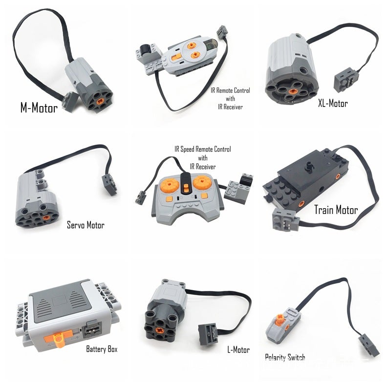 Compatible With Lego 8883 Building Blocks Toy Motor Power Motor Mechanical Set 8881 Patchwork Pf Technology Spare Parts - Image 5