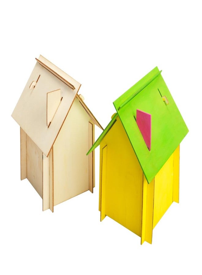 Colorations Easy Build House Set of 6 (Item # EZBHOUSE) - Image 1