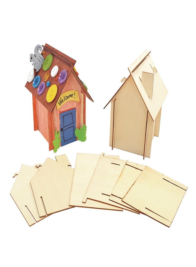 Colorations Easy Build House Set of 6 (Item # EZBHOUSE) - Image 4
