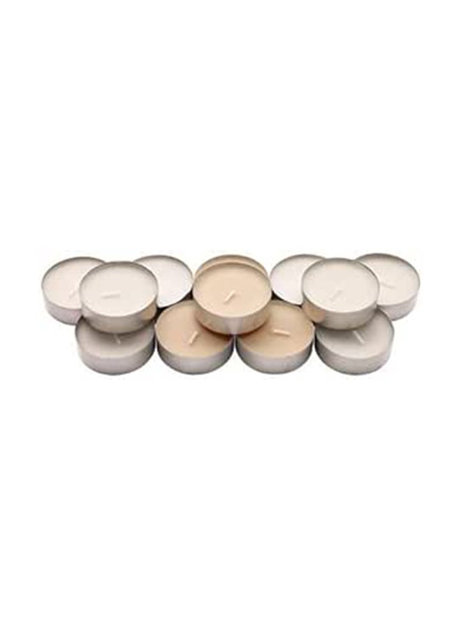Sweet Vanilla Natural Scented Wax In A Metal Cup  12 Pieces