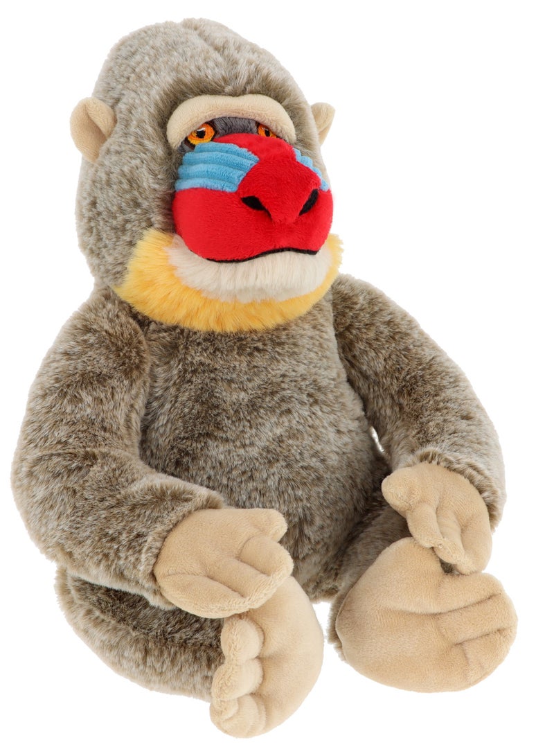 Keel Toys Keeleco Monkey Mandrill 25cm | Soft Toy | Plush Toy | Gift for Kids and Adults - Image 1