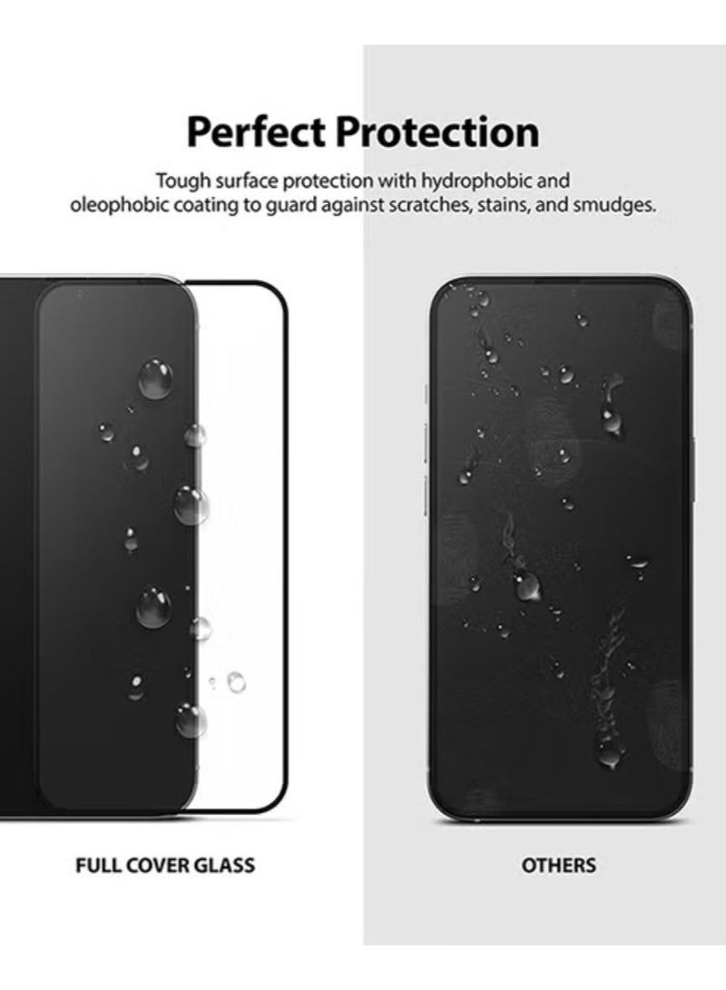 أوريجنال واقي شاشة من الزجاج المقوى لهاتف RealMe 5 - صلابة 9H، مضاد لبصمات الأصابع، وضوح عالي، ملاءمة سلسة، زجاج فائق - Image 3