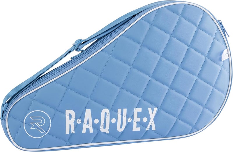 Elite Padel Racket Cover, Blue or Black, for 1 Racquet, Padded PU Leather Padel Bag for Men and Women, Padded Padel Racket Protector, Padel Gift - Image 2