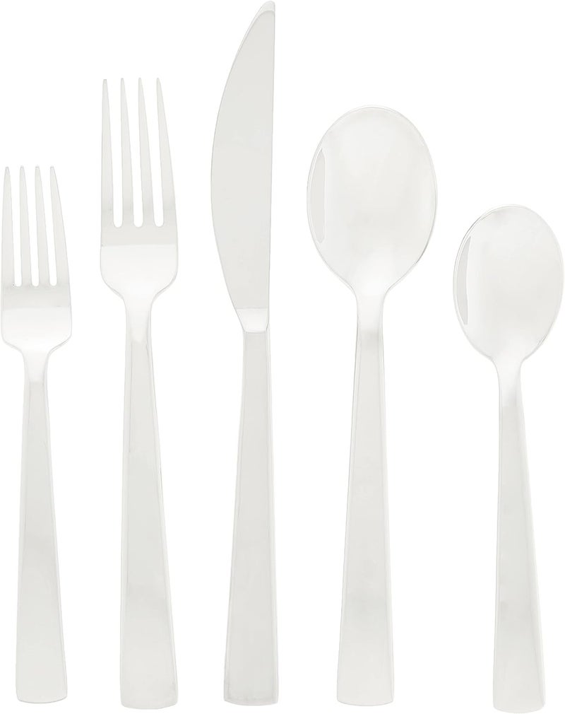Ginkgo International Burton 20Piece Stainless Steel Flatware Place Setting Service for 4 - Image 1