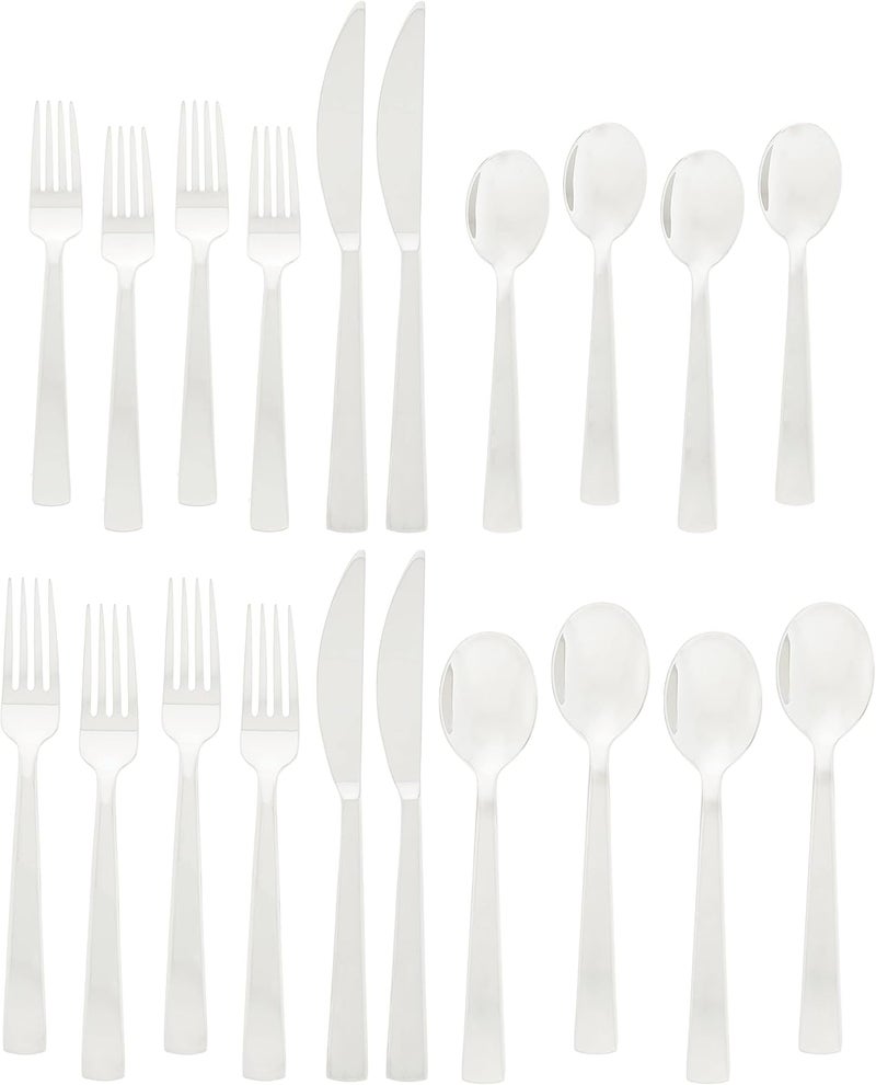 Ginkgo International Burton 20Piece Stainless Steel Flatware Place Setting Service for 4 - Image 2