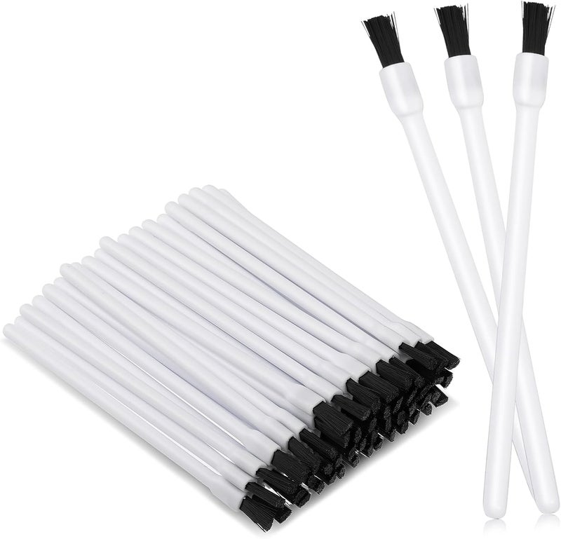 50 Pcs Lip Applicators DisposableDisposable Nail Polish BrushesLipstick Applicator Wands Disposabled Makeup Lip Brushes Nail Polish Brush Lips Gloss Applicator Wands for PYO Cookie Paint Brush