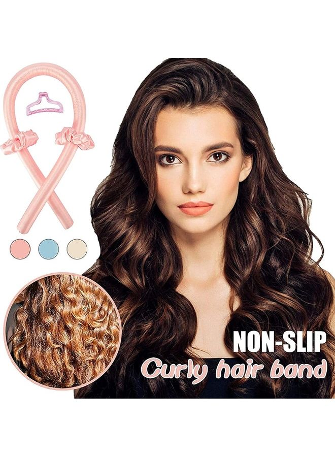 NIBEMINENT Spiral Curls Flexible Roller Set Rose Gold/Pink - Image 2