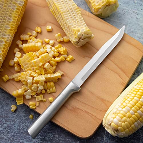 Rada Cutlery Utility Steak Knife, Made in USA, Silver Handle - Image 5
