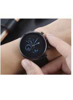 YOLAKO Men's Leather Strap Chronograph Quartz Watch as a gift for men  - Image 2