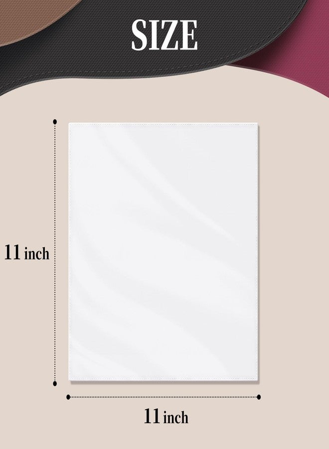 GB Selected Satin Pocket Square for Men, Vegan Silk Suit Handkerchief - White - Image 3