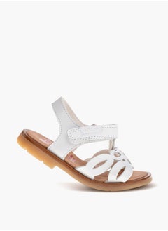 Pablosky Girls' Cutout Detail Sandals with Hook and Loop Closure  - Image 5