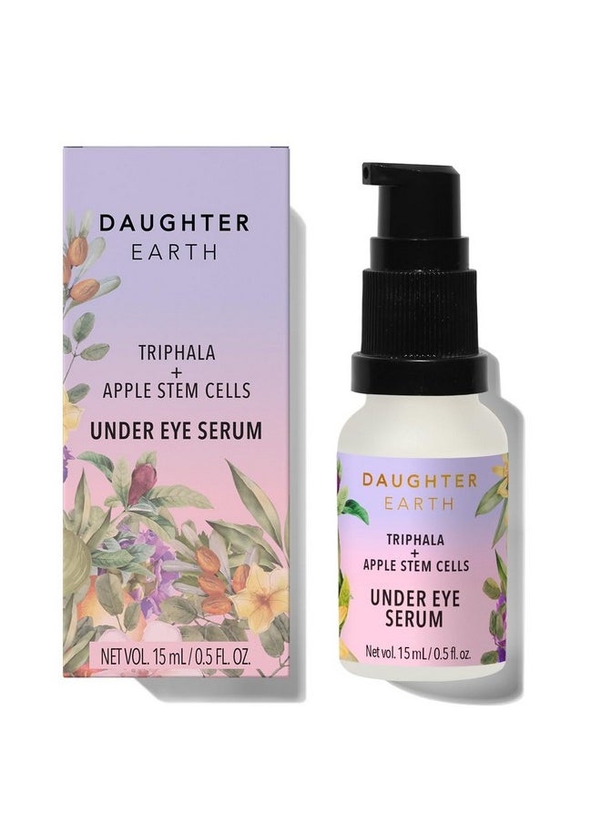 DAUGHTER EARTH - Under Eye Serum With Triphala & Apple Stem Cells | Helps With Puffiness Lines | Hydrated Firm & Supple Skin | Vegan | Skin Care Revitalizes The Look | 15Ml - Image 1