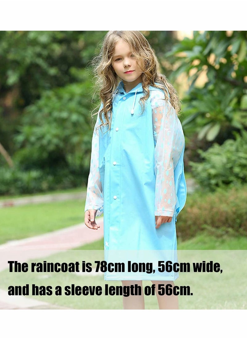 Excefore - Kids RainCoat, Multifunctional Waterproof Rain Coat for Boys Girls, EVA Portable Durable Windbreaker - Image 1
