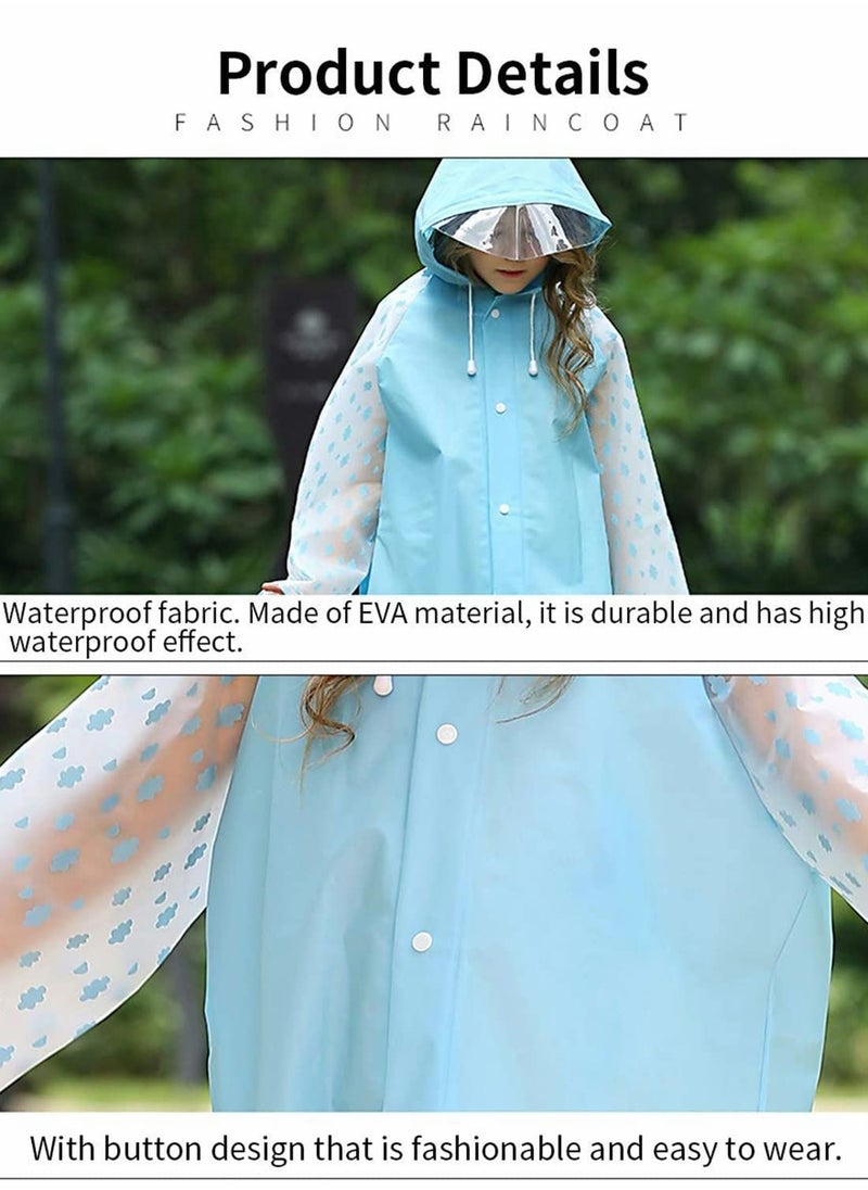 Excefore - Kids RainCoat, Multifunctional Waterproof Rain Coat for Boys Girls, EVA Portable Durable Windbreaker - Image 1