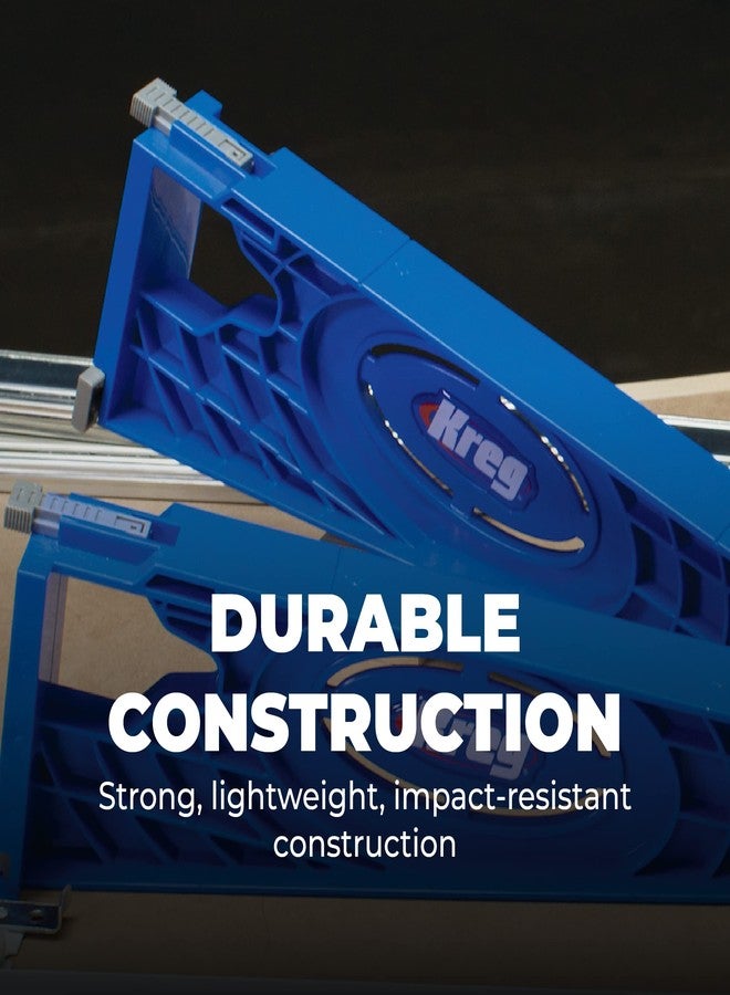 كريج Kreg KHI-Slide Drawer Slide Jig - طقم أدوات انزلاق الأدراج - أداة انزلاق الأدراج - للخزائن والأدراج والمكاتب والمزيد - منزلقات أدراج سهلة التركيب - مجموعة من قطعتين - Image 5