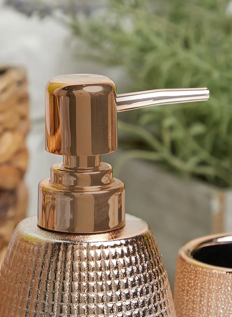 Nimah 4 Piece Rose Gold Bathroom Set