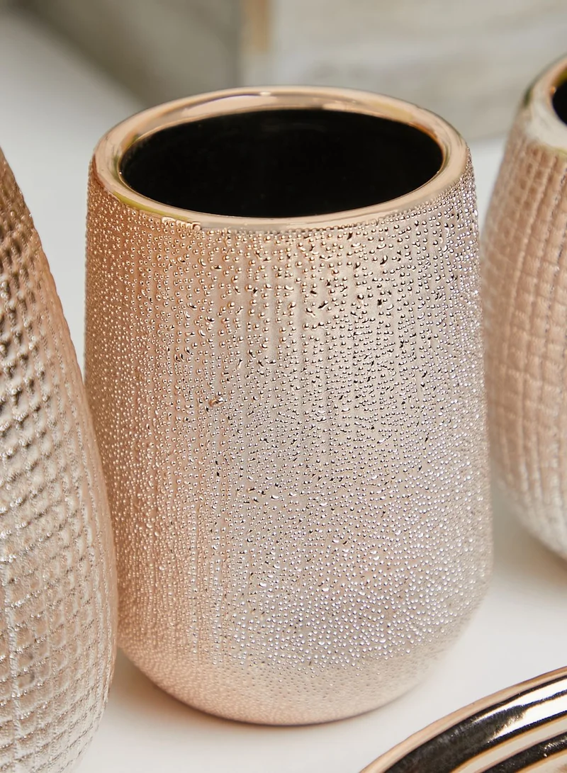 Nimah 4 Piece Rose Gold Bathroom Set
