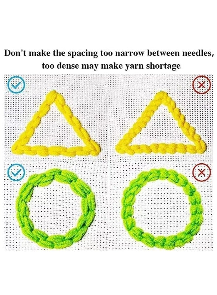 Punch Needle Kit Creative Cute DIY Embroidery Kit Carpet Crochet Kit for Beginners DIY Home Crafts (Landscape 1) - Image 2