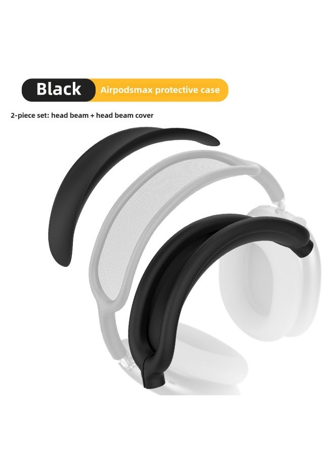 Generic - Digital Computer/bluetooth Headset Case/bluetooth Headset Shell Protective Cover For Airpods Pro-Color:Head Beam + Beam Black-Model:Applicable To Airpods Max - Image 1