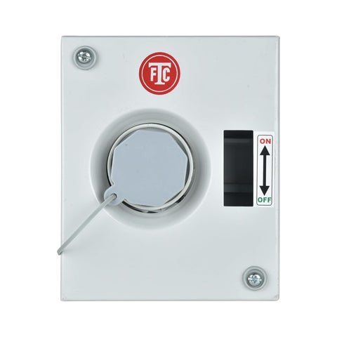 FTC Plug Socket Sheet Metal Enclosures 20AMP 240V AC without MCB