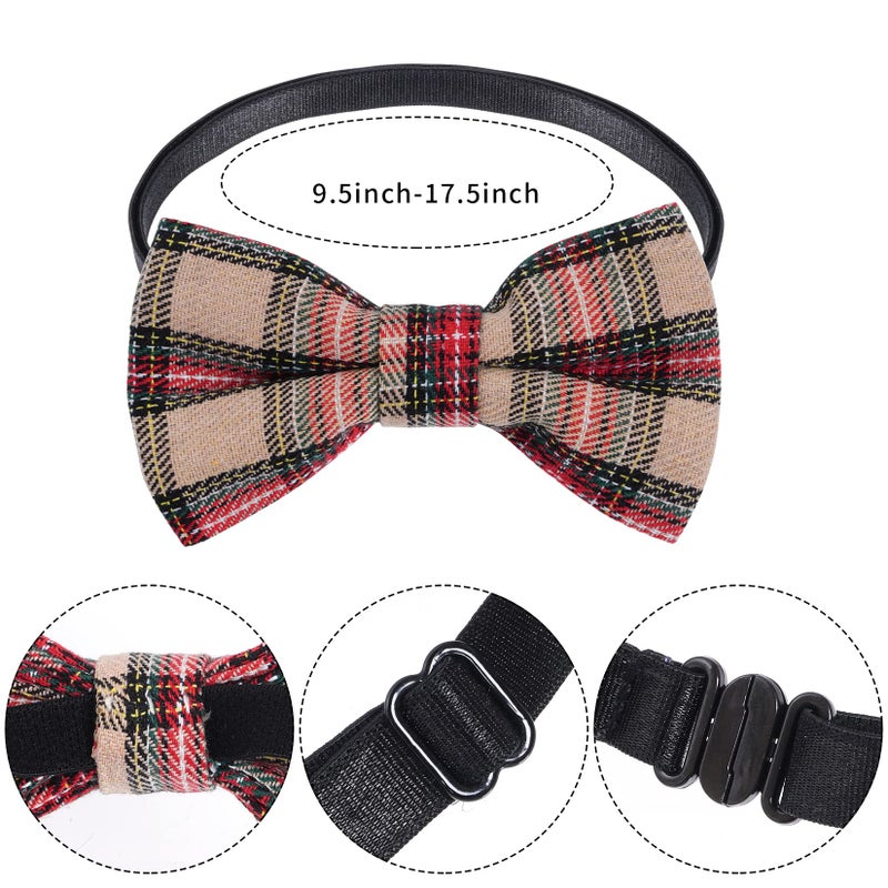 mifengda Kids 100 Day of School Old Man Costume - Grandpa Outfit for Boys 1920s Halloween Dress Up Set Including Bow Tie, Beard, Eyebrow, Suspenders, Glasses - Image 4