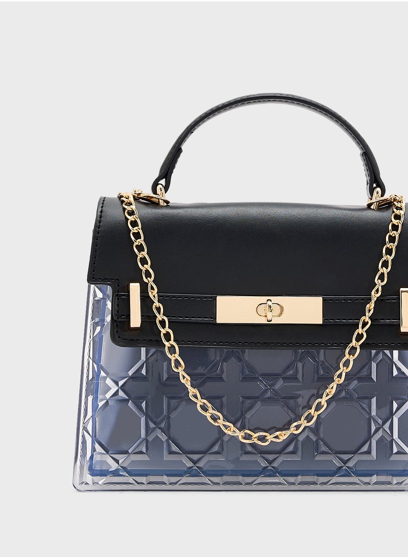 ELLA Clear Crossbody Bag  - Image 4