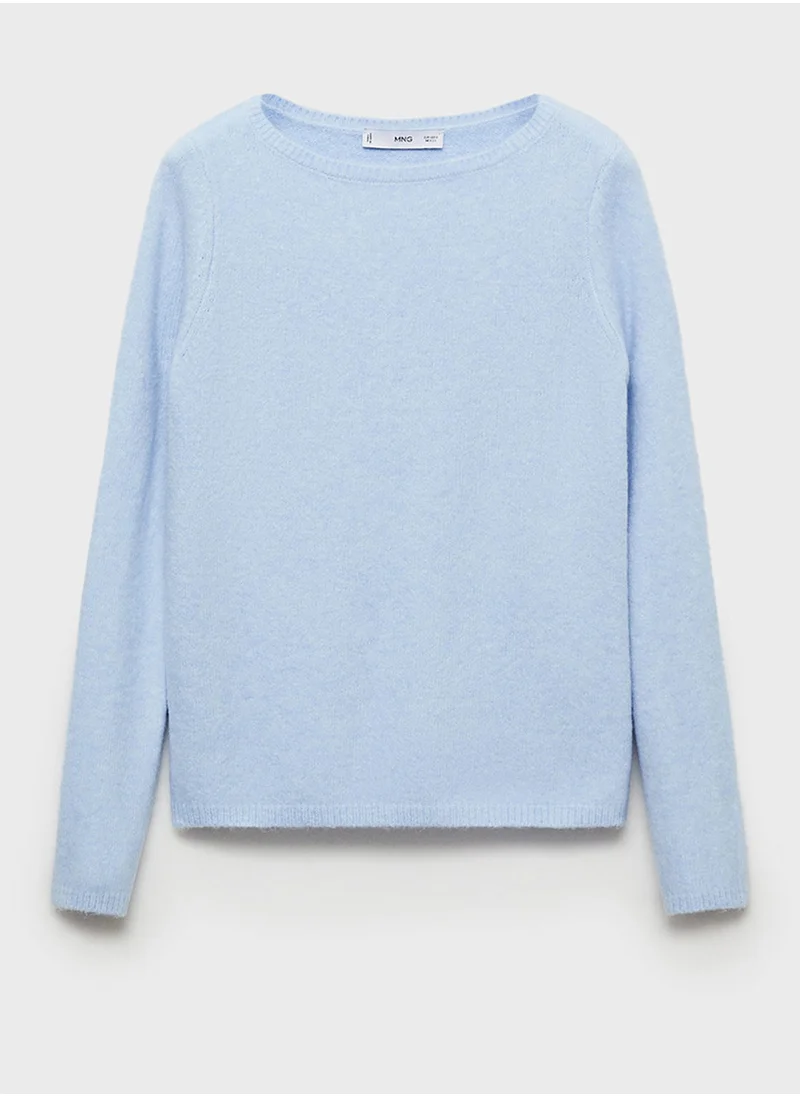 MANGO Seeds Crew Neck Knitted Sweater