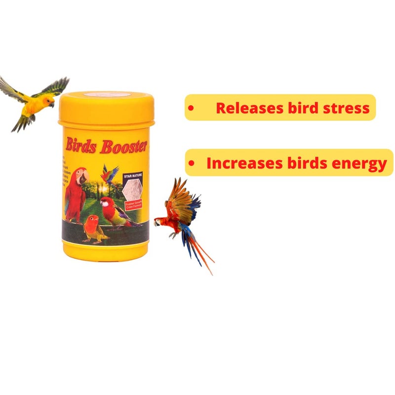VAYINATO® Bird Booster, 50g & Birds Care, 60ML Combo Health Supplements for All Kind of Pet Birds by Petzlifeworld - Image 4
