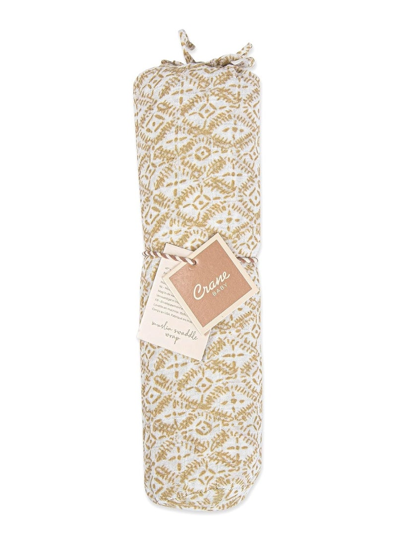 Crane BABY Cotton Muslin Swaddle Wrap For New Born Baby, 0-18 M+, 120 cm x 120 cm  - Image 2
