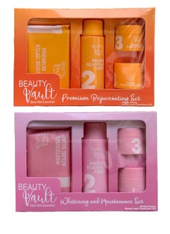 Beauty Vault Premium Rejuvenating Set & Whitening and Maintenance Set For Beauty Vault 