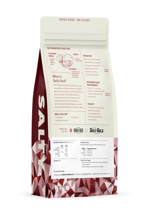 Redmond Daily RED Crushed - Mineral Supplement for Horses (5 LB Bag) - Image 2