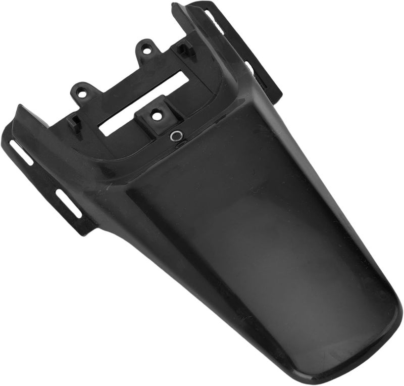 Black Rear Mud Guard Shockproof Tire Splash Guard for Pit Bikes Durable Plastic Design - Image 1