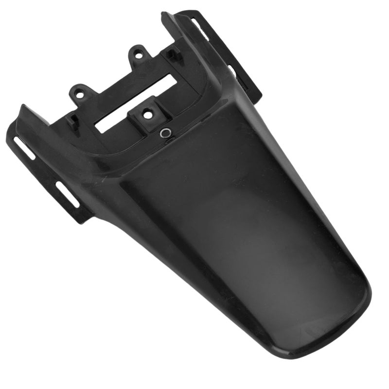 Black Rear Mud Guard Shockproof Tire Splash Guard for Pit Bikes Durable Plastic Design - Image 2