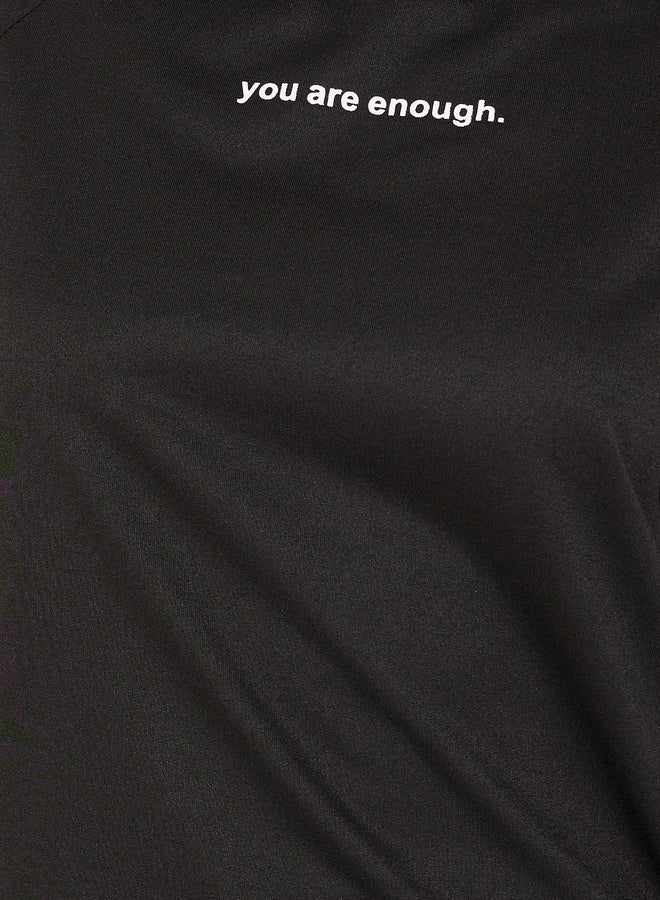 Take Two Slogan Print T-Shirt and Wide Leg Pants Co-Ords - Image 4