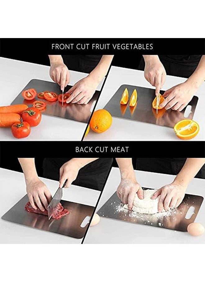 Cutting Board Cutting Board Chopping Board Cutting Block Mincing Mat Thick Stainless Steel Heavy Duty Non Slip For Kitchen Home Meat Vegetable Fruit Medium - pzsku/ZA3BAD96390E2D8CE7713Z/45/_/1718349837/bf69692f-c393-47cc-8e38-e3698fb6f781