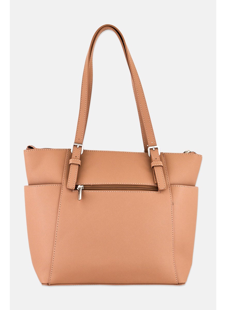 Kathy Ireland Women Brand Logo Handbag, Dusty Rose Pink  - Image 2