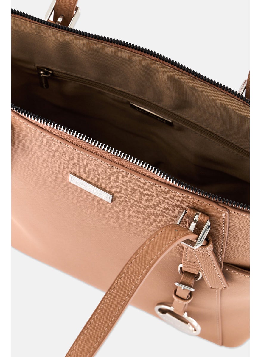 Kathy Ireland Women Brand Logo Handbag, Dusty Rose Pink  - Image 3
