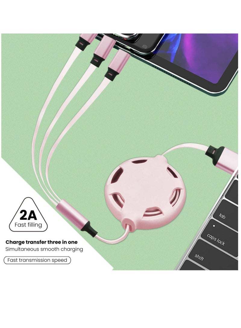 كابتن تيك كابل شحن USB متعدد 3 في 1 قابل للسحب - Image 5